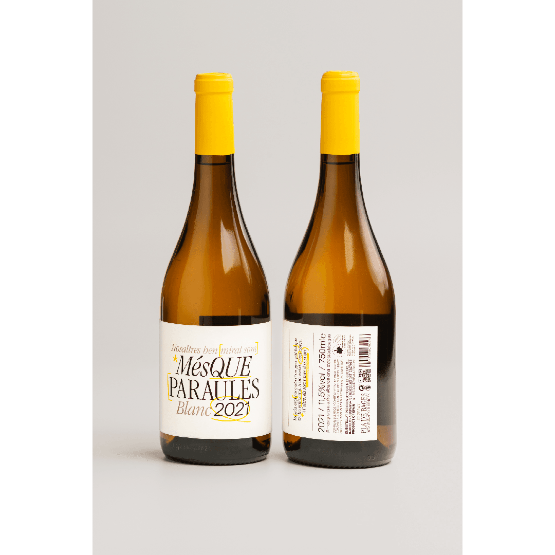 Més Que Paraules Blanc, white, made from Mandó, Picapoll, Sauvignon Blanc, from Pla de Bages DO — additional photo