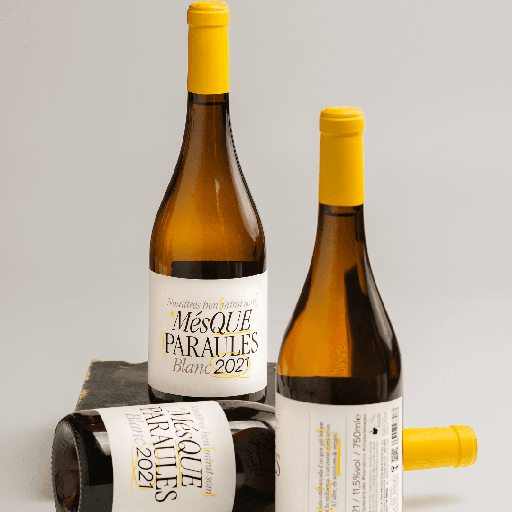 Més Que Paraules Blanc, white, made from Mandó, Picapoll, Sauvignon Blanc, from Pla de Bages DO — additional photo