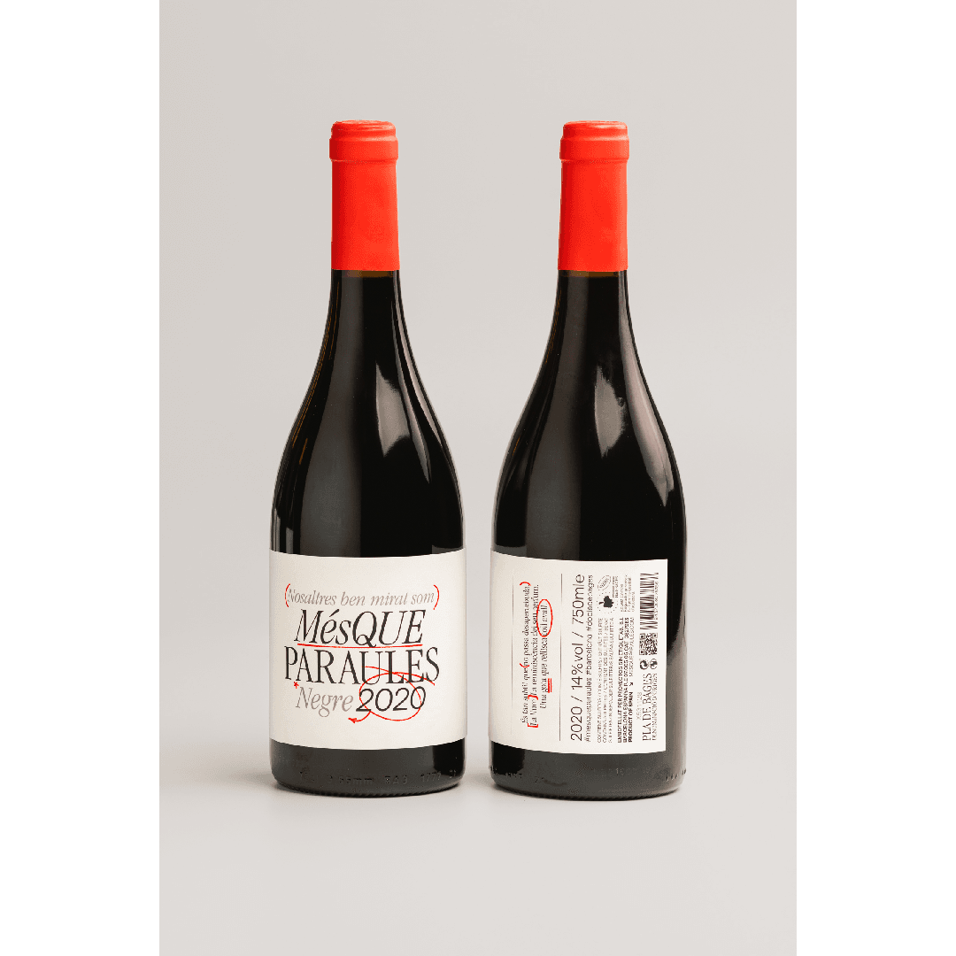 Més Que Paraules Negre, red, made from Cabernet Sauvignon, Mandó, Merlot, Sumoll, from Pla de Bages DO — additional photo