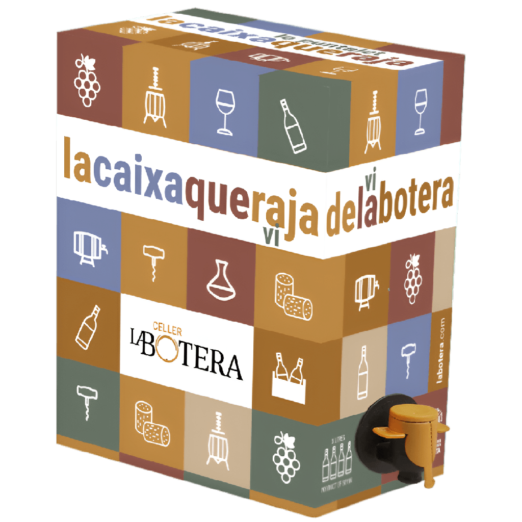 La Caixa Que Raja Negre, red, made from Garnacha Negra, Syrah, from Terra Alta DO