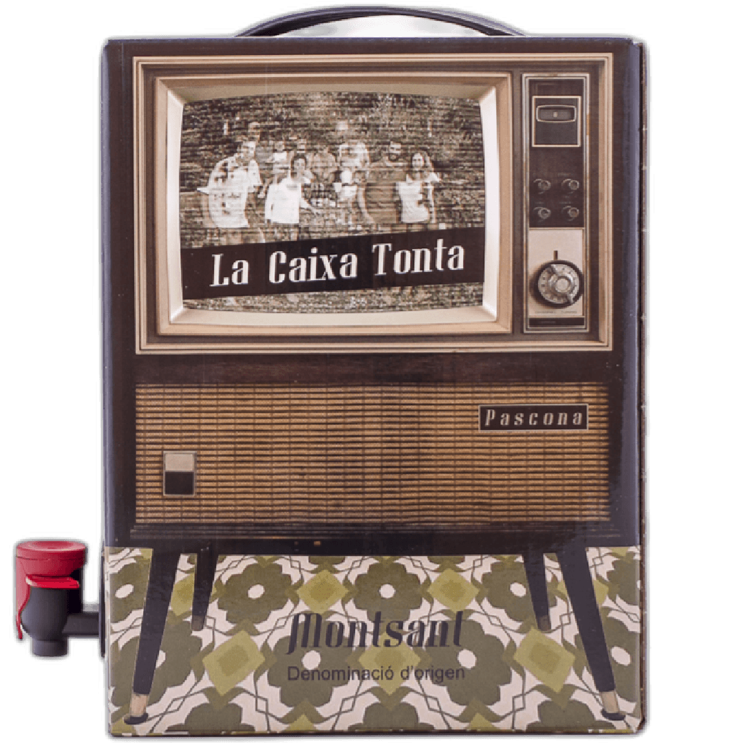 La Caixa Tonta, red, made from Cabernet Sauvignon, from Montsant DO