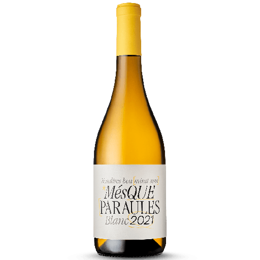 Més Que Paraules Blanc, white, made from Mandó, Picapoll, Sauvignon Blanc, from Pla de Bages DO — additional photo