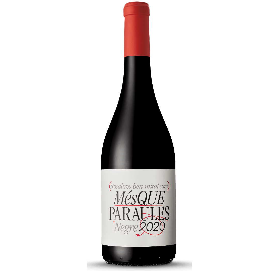 Més Que Paraules Negre, red, made from Cabernet Sauvignon, Mandó, Merlot, Sumoll, from Pla de Bages DO