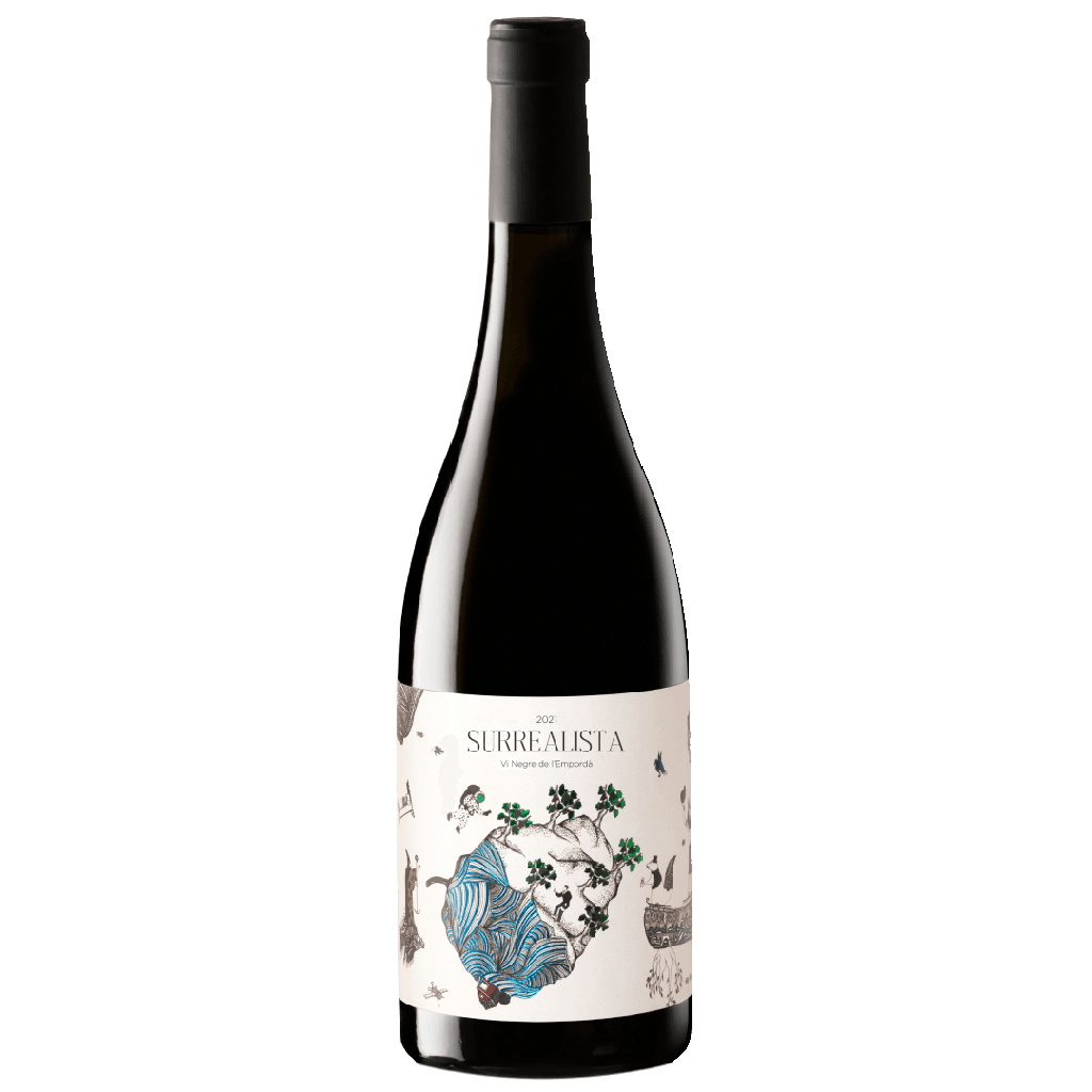 Surrealista Negre, red, made from Cabernet Sauvignon, Cariñena, Garnacha Negra, Syrah, from Empordà DO
