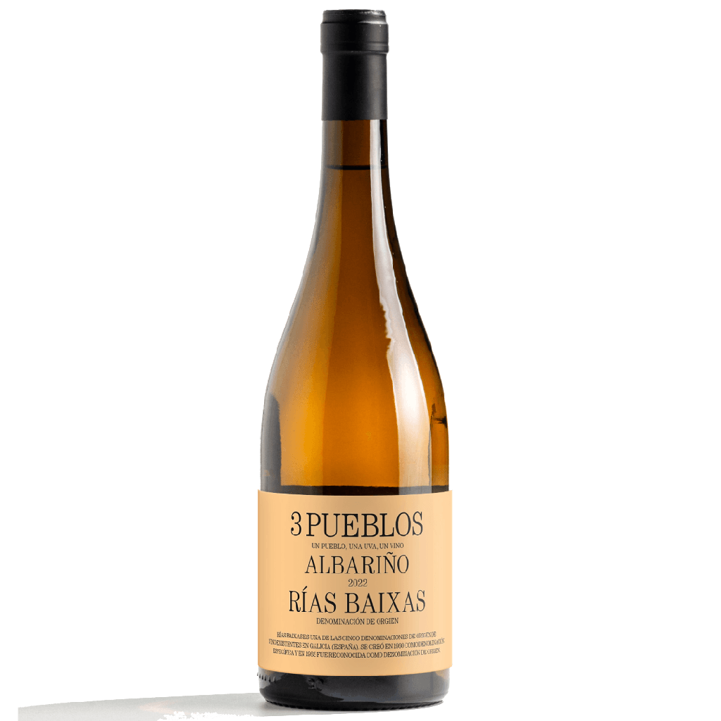 3 Pueblos Albariño, white, made from Albariño, from Rías Baixas DO